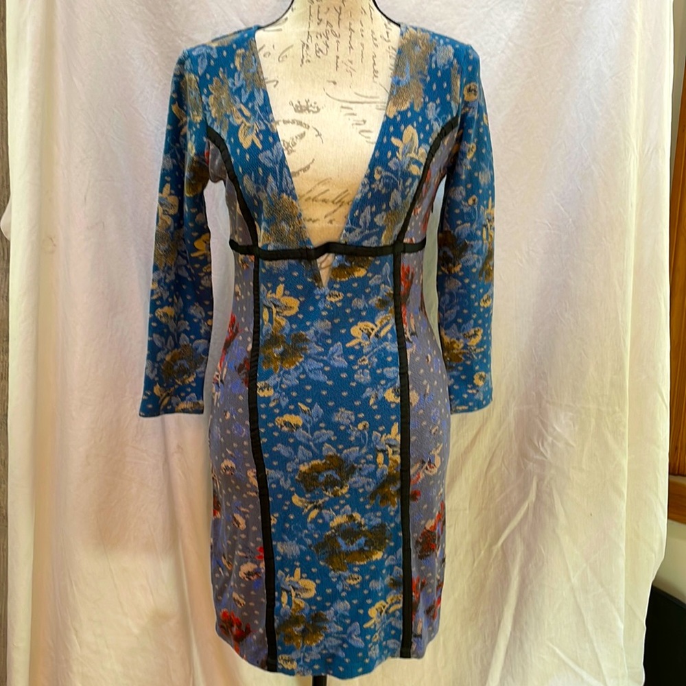 Free People Floral Mini Dress